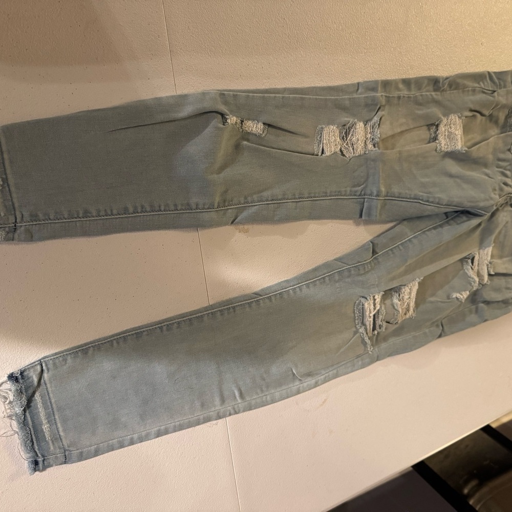 American Eagle Outfitters High Waisted Distressed Jeggings